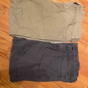 Men's Gray and Tan Eddie Bauer Men's Straight Pants